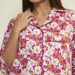 Pink Floral Kurta & Pajama