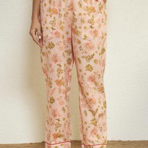 Gold Yellow Floral Kurta Pajama