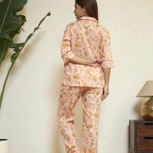 Gold Yellow Floral Kurta Pajama