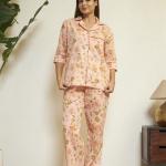 Gold Yellow Floral Kurta Pajama