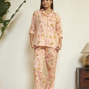 Gold Yellow Floral Kurta Pajama