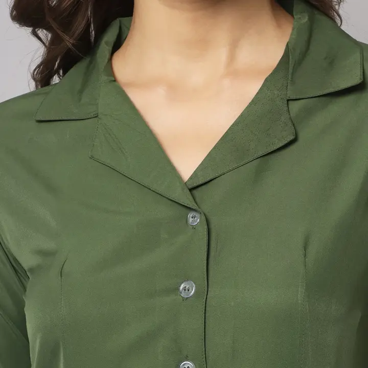 A line green calf length